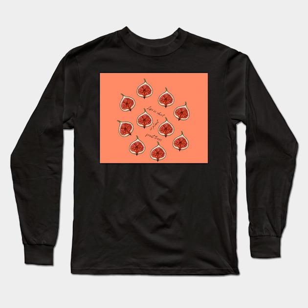 Plant Fruit Trees Long Sleeve T-Shirt by kansaikate